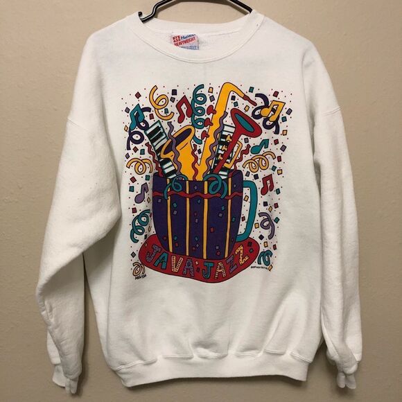 1994 Vintage Java Jazz Sweater - Picture 1 of 4
